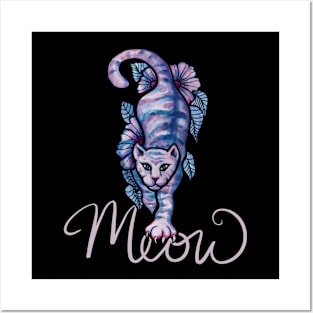 Meow Posters and Art